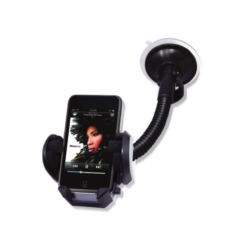 APPS2Car Soporte para teléfono celular, parabrisas, tablero, ventana,  soporte de teléfono con ventosa para coche, camión, compatible con iPhone